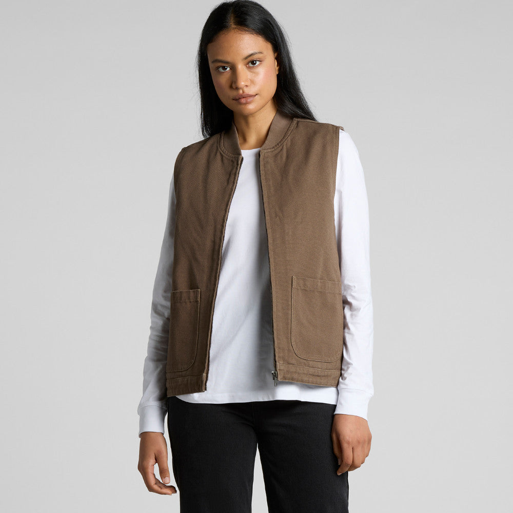 Wo's Canvas Heavy Vest