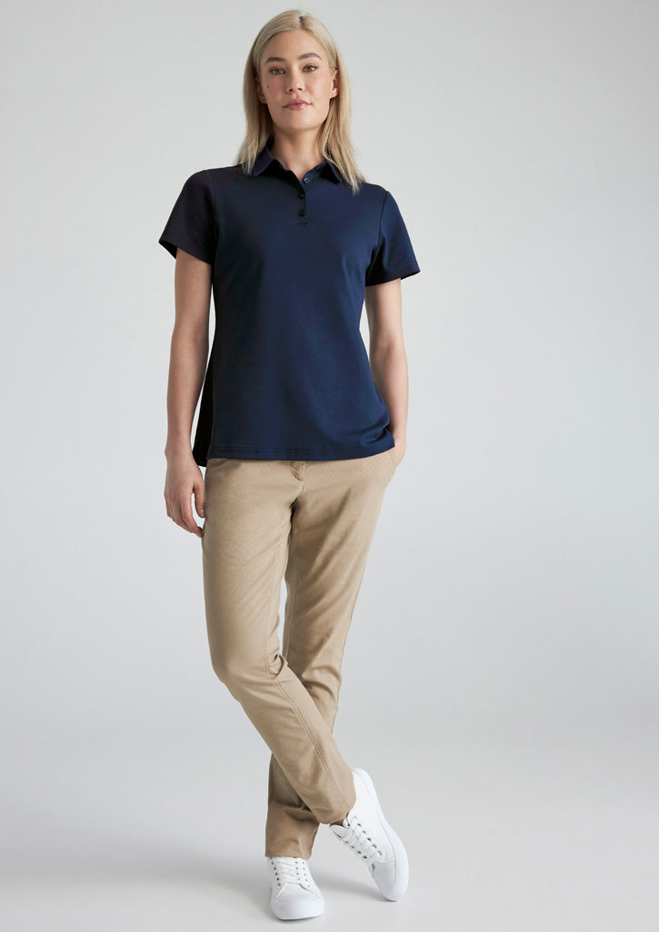 Womens Lotus Short Sleeve Polo
