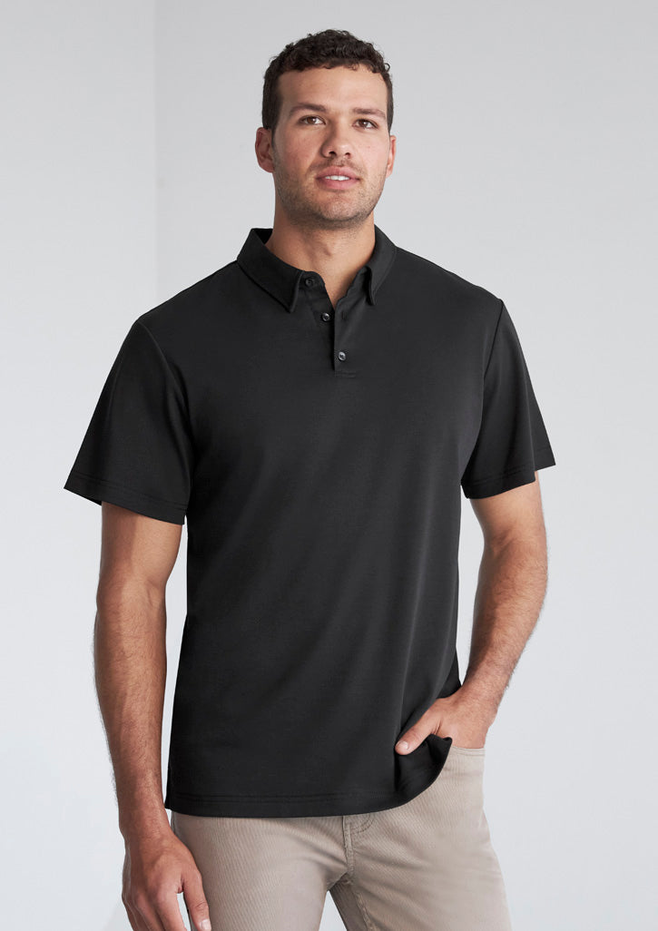 Mens Lotus Short Sleeve Polo